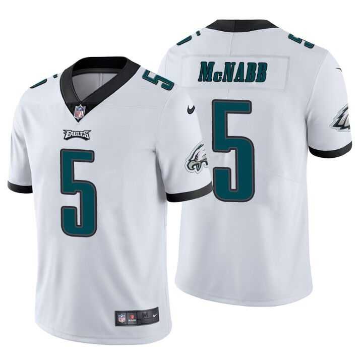 Men & Women & Youth Philadelphia Eagles #5 Donovan McNabb White Vapor Untouchable Limited Stitched Jersey
